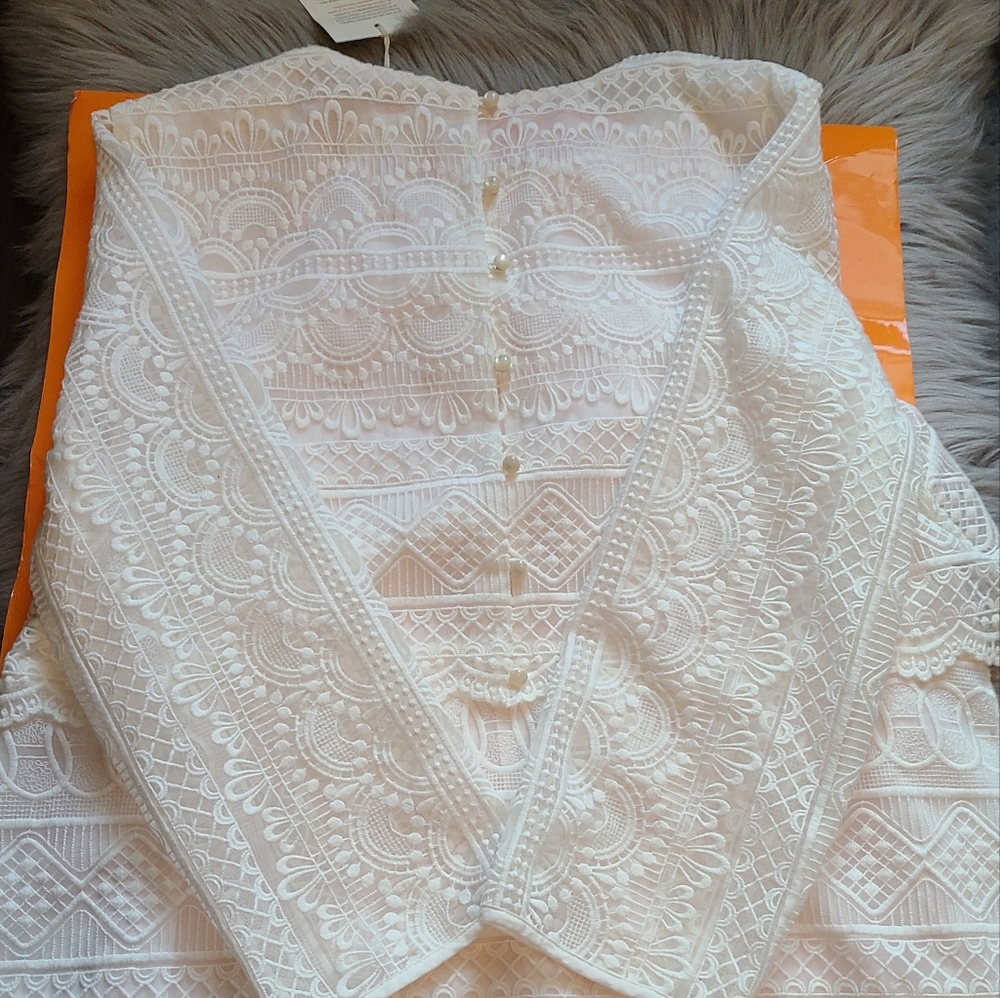 Nwt! Sezane Leane dress white - Picture 11 of 11